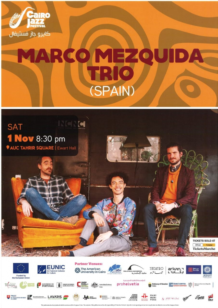 فرقة ماركو ميزكيدا تُحيي حفلاً مميزاً ضمن مهرجان القاهرة الدولي للجاز بمزيج من الفلامنكو والجاز برعاية معهد ثربانتس