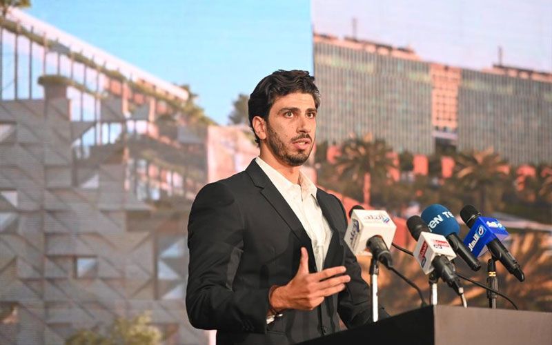أحمد عاشور الانتهاء من تنفيذ أكثر من 60% من الواجهات الخارجية لمشروع ارك بلان Il Cuore Verde