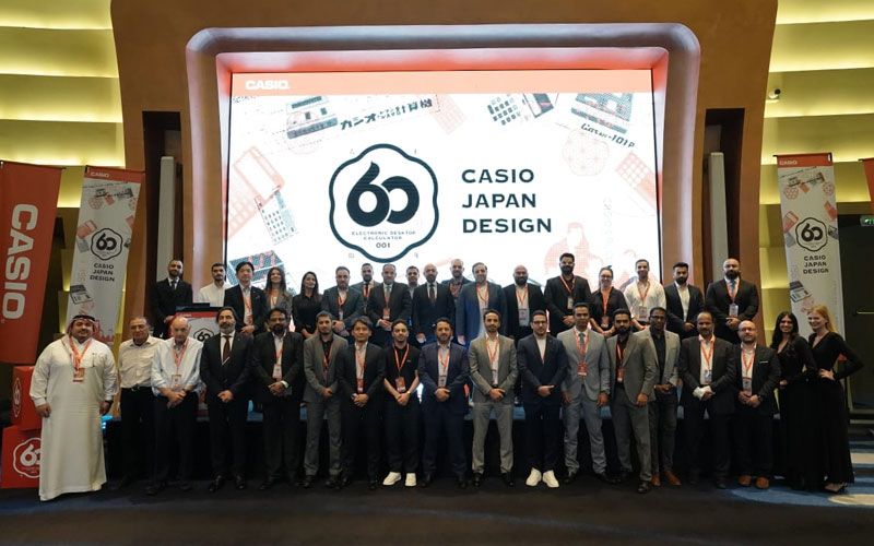 كاسيو الشرق الأوسط وأفريقيا تحتفي بستة عقود من الريادة في عالم الآلات الحاسبة