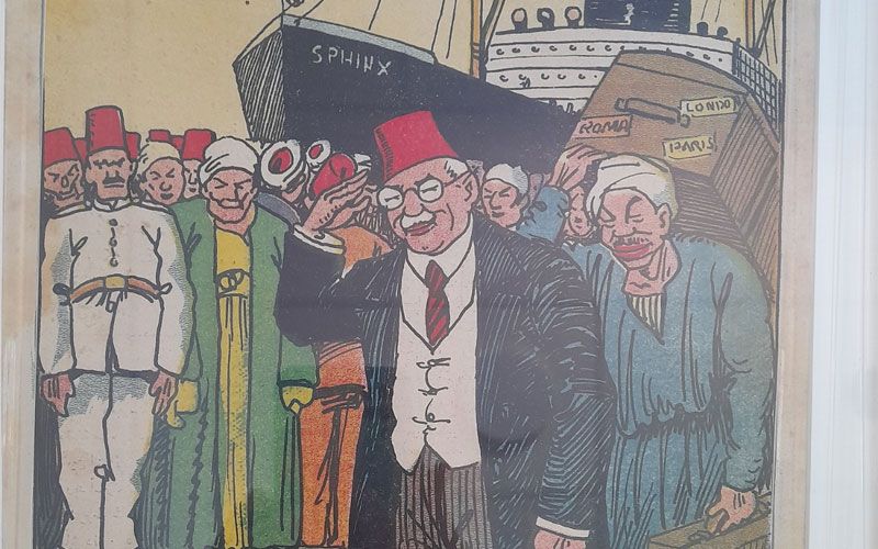 الأربعاء… معرض في معهد ثربانتس بالقاهرة يُعيد اكتشاف أول ريشة كاريكاتير في الصحافة المصرية: خوان سينتيس