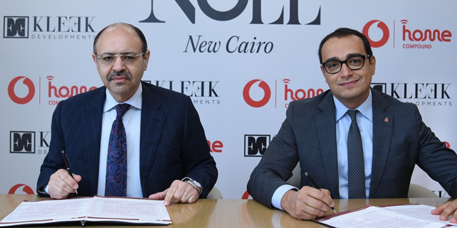 كلييك للتطوير العقاري تتعاون مع ڤودافون مصر لتزويد مشروع NOLL New Cairo بخدمات الاتصالات الذكية