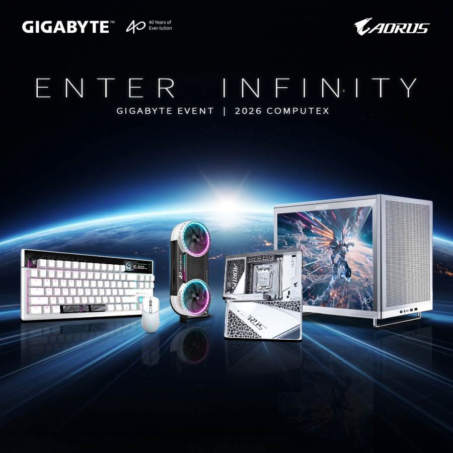 GIGABYTE تكشف عن أكبر منظومة منتجات في تاريخها تحت شعار “ENTER INFINITY” خلال COMPUTEX 2026