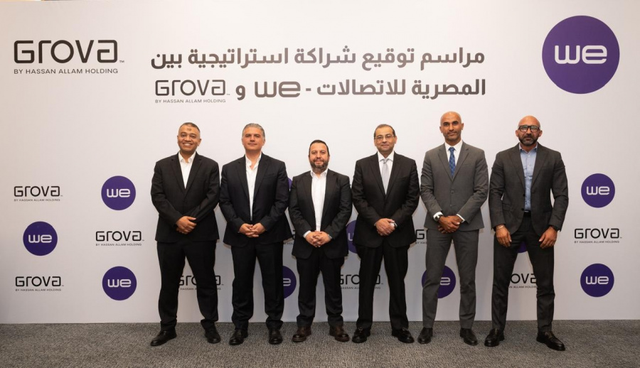 المصرية للاتصالات WE توقع مذكرة تفاهم مع «جروفا للتطوير العقاري» لتقديم حلول الاتصالات المتكاملة وخدمات المدن الذكية