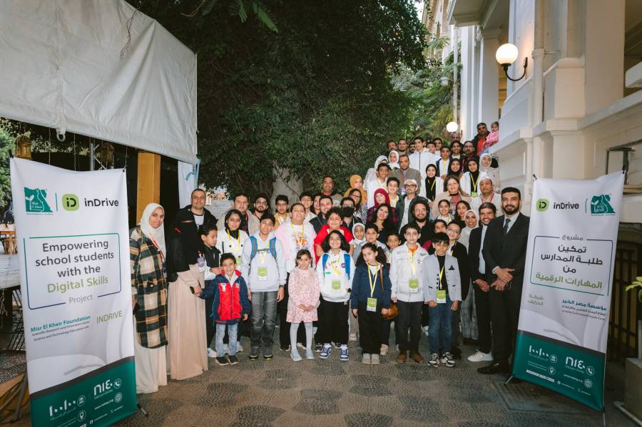 «إندرايف» تطلق مبادرة مجتمعية بالتعاون مع «مصر الخير» لتعليم أبناء الكباتن البرمجة والذكاء الاصطناعي