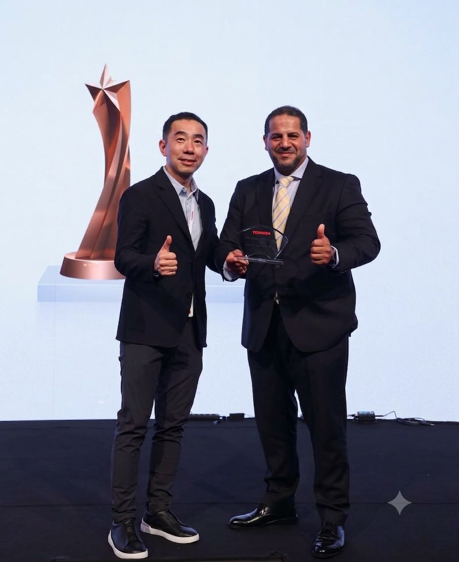 «بي تك» تحصد جائزة «أفضل شريك استراتيجي» من Toshiba تقديرًا لتميزها في السوق المصري