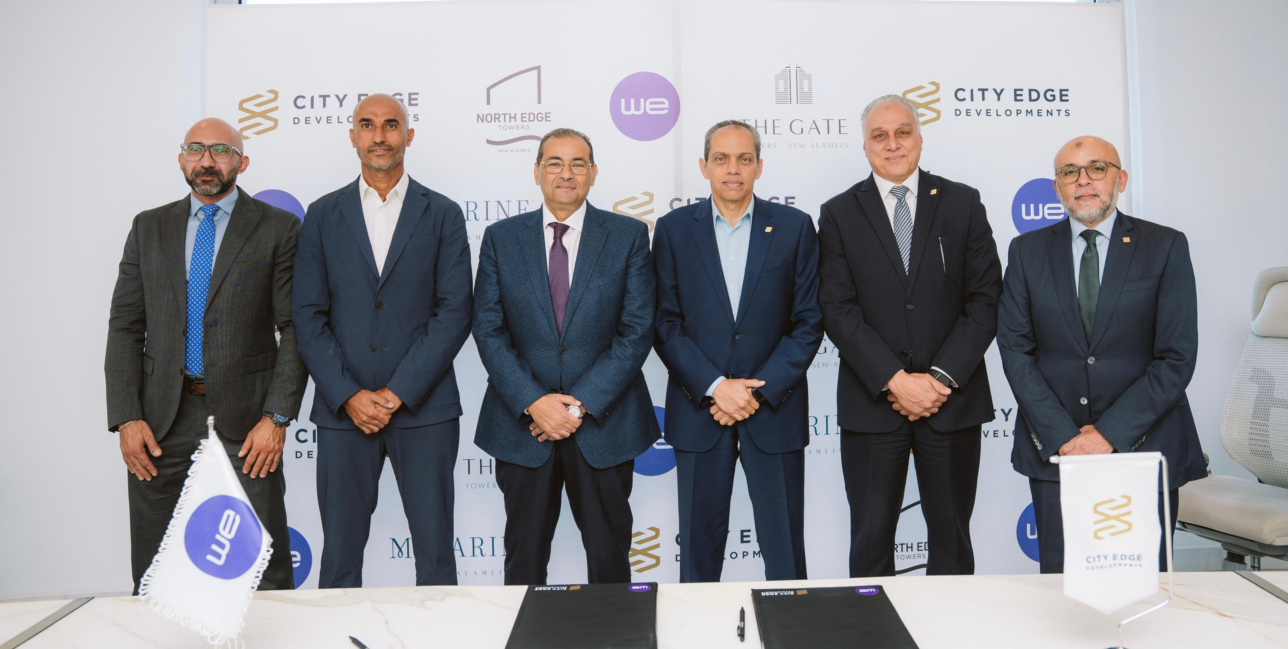 المصرية للاتصالات WE توقّع شراكة استراتيجية مع «سيتي إيدج» لتقديم خدمات الاتصالات المتكاملة في مشروعات العلمين الجديدة

